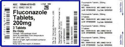 Bottle Label (10544 610 03   68462 104 30)